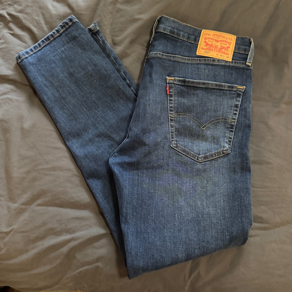 Levi’s 502 Blue Jeans 36x34